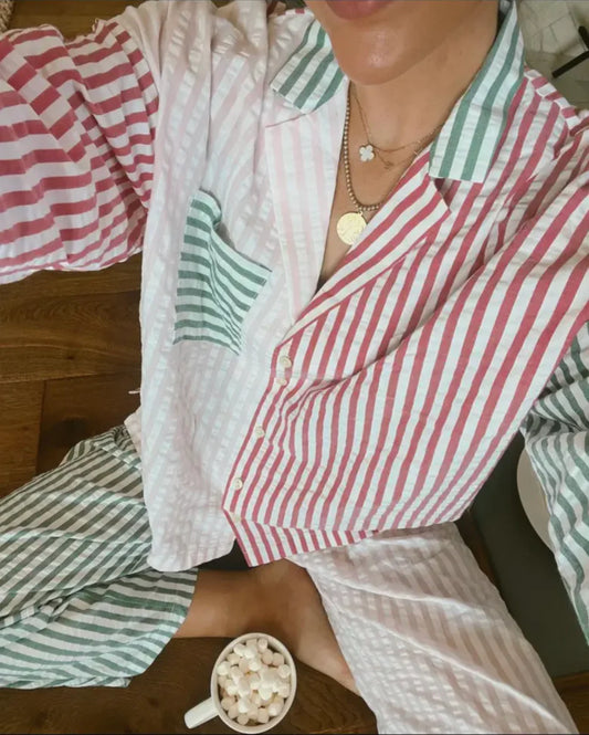 Cross Pattern Pajamas